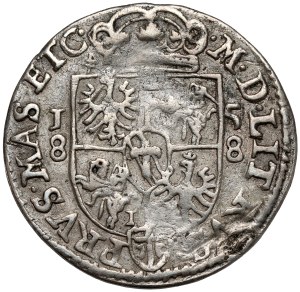 Sigismund III Vasa, Trojak Olkusz 1588 - TARCZA - B.RZADKI