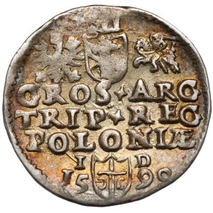 Zygmunt III Waza, Trojak Olkusz 1590 - Przegonia - PO