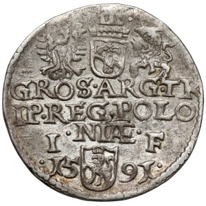 Zygmunt III Waza, Trojak Olkusz 1591