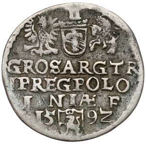 Zygmunt III Waza, Trojak Olkusz 1592