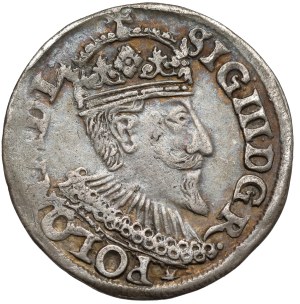 Sigismond III Vasa, Trojak Olkusz 1594 - avec astérisque