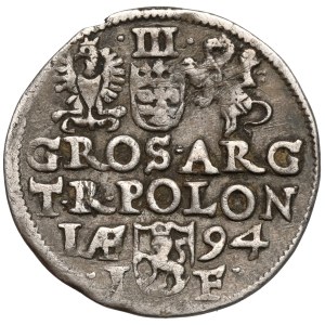Zygmunt III Waza, Trojak Olkusz 1594