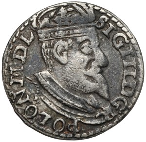 Sigismund III Vasa, Trojak Olkusz 1600 - ornament after I