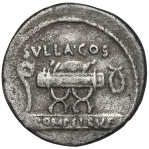 Republika, Q. Pompeius Rufus (54 p.n.e.) Denar