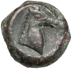Grèce, Zeugitana, Carthage (400-300 av. J.-C.) AE18