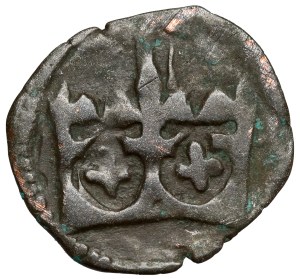 Ladislas II Jagiello, Denier de Cracovie - couronne simple