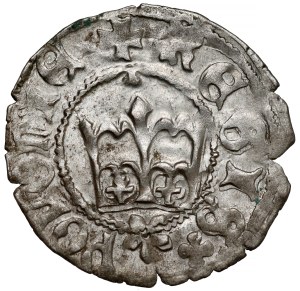 Kazimierz IV Jagiellończyk, demi-penny Cracovie - E inversé sur Rw.