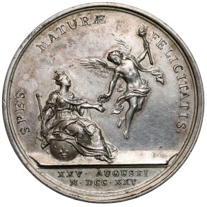 Francja, Ludwik XV, Medal zaślubinowy z Marią Leszczyńską 1725
