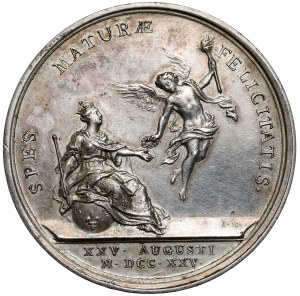 France, Louis XV, Médaille nuptiale à Marie Leszczynska 1725 (Blanc)