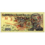 200 zł 1979 - WZÓR - AS 0000000 - No.2699