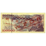 100.000 zł 1993 - WZÓR - A 0000000 - No.0155