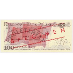 100 zł 1979 - WZÓR - EU 0000000 - No.2852