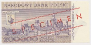 PLN 200 000 1989 - MODÈLE - A 0000000 - No.0912