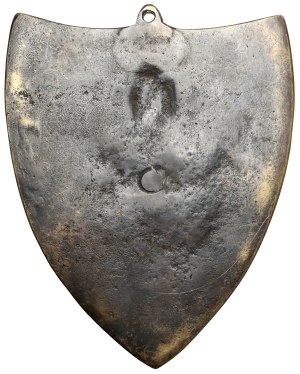 Plaque en forme de bouclier du maréchal Józef Piłsudski