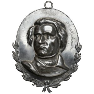 Medalion, Adam Mickiewicz (XIX/XX w.)