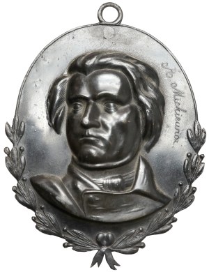 Medallion (13x17cm) Adam Mickiewicz