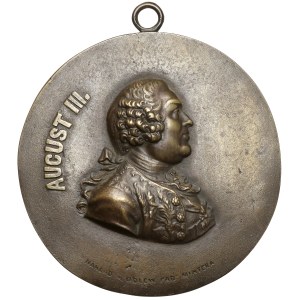 Medalion MINTER August III Sas - wtórny odlew