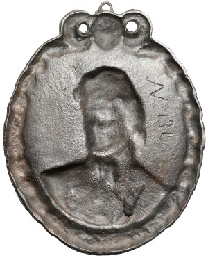 Medallion (14x17cm) Tadeusz Kosciuszko 1746-1817