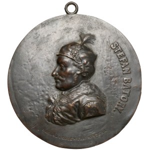 Medalion, Minter, Stefan Batory, późniejszy odlew (XIX/XX w.)
