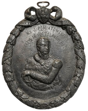 Medallion (13x16cm) Prince Joseph Poniatowski - God entrusted me with...