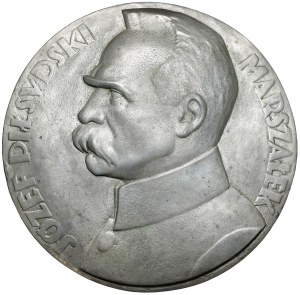 Médaillon (25cm) Józef Piłsudski (J. Aumiller)