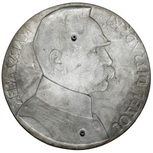 Medalion (25cm) Józef Piłsudski (J. Aumiller) - wtórny