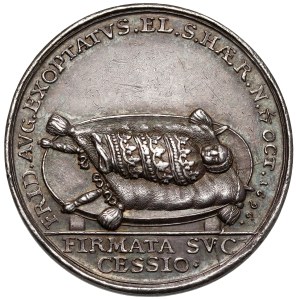 August II Mocny, Medal 1696 - Narodziny Fryderyka Augusta II (Augusta III Sasa)