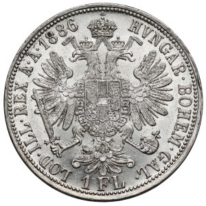 Austria, Franciszek Józef I, Floren 1886-A, Wiedeń