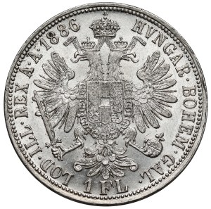 Austria, Franz Joseph I, Floren 1886-A, Vienna