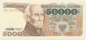 PLN 50 000 1989 - AA