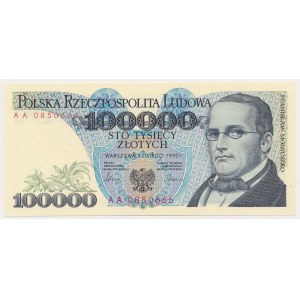 100.000 zł 1990 - AA