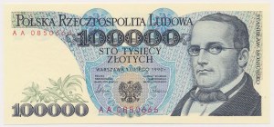 PLN 100 000 1990 - AA
