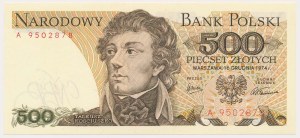 500 zł 1974 - A