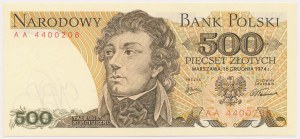 500 zł 1974 - AA