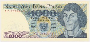 PLN 1 000 1975 - AZ