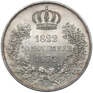 Saksonia, Johan, Dwutalar 1872-B, Drezno - Złote Gody