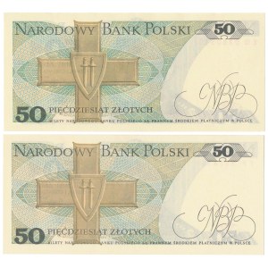 50 zł 1986 - EG, FF - zestaw (2szt)
