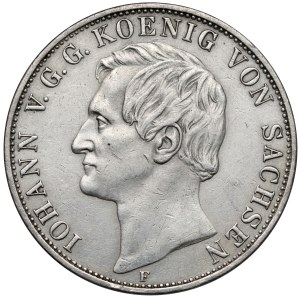 Saksonia, Johan, Dwutalar 1857-F, Drezno