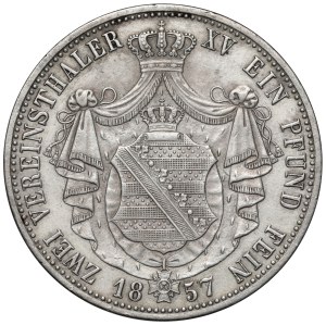 Saxe, Johan, Dwutalar 1857-F, Dresde