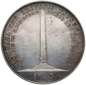 Bayern, Ludwig I, Thaler 1833, Munich