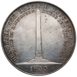 Bawaria, Ludwig I, Talar 1833, Monachium
