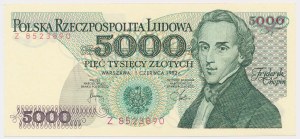 PLN 5 000 1982 - Z