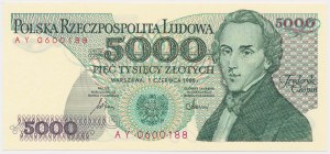 PLN 5 000 1986 - AY