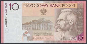 10 zł 2008 Józef Piłsudski