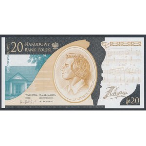 20 zł 2009 Fryderyk Chopin