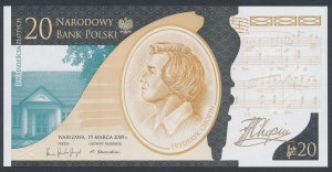 20 zloty 2009 Frederic Chopin