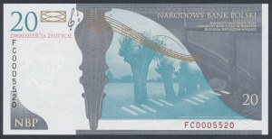 20 zloty 2009 Frederic Chopin