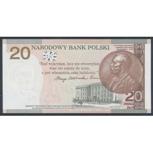 20 zł 2011 Maria Skłodowska-Curie