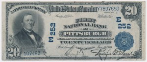 USA, 5 Dollars 1902 - Pittsburgh, Pennsylvania