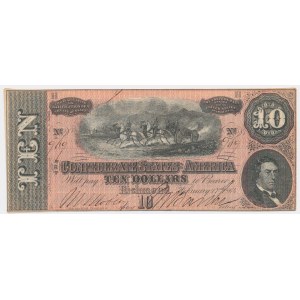 USA, 10 Dollars 1864 - Richmond